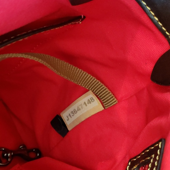 Dooney & Bourke Brown Croc Small Brenna Satchel - Picture 15 of 16